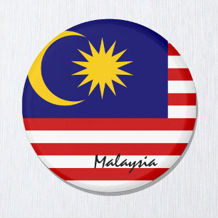 Íman Bandeira da Malásia e Ásia - fãs de viagem/espo