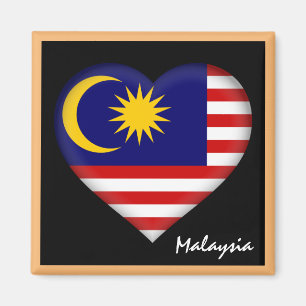 Íman Bandeira da Malásia e feriado de Malay Heart/espo