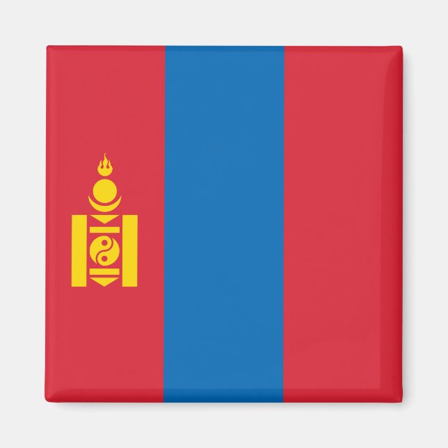 Íman Bandeira da Mongólia (Frente)