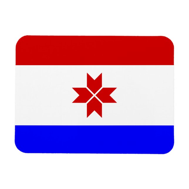 Íman Bandeira da Mordóvia (Horizontal)