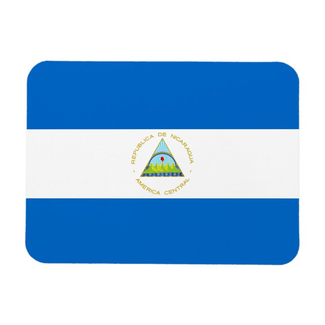 Íman Bandeira da Nicarágua (Horizontal)