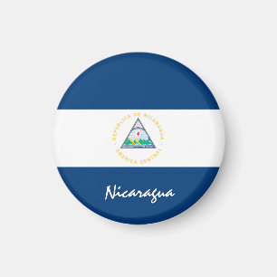 Íman Bandeira da Nicarágua e América - fãs de viagem