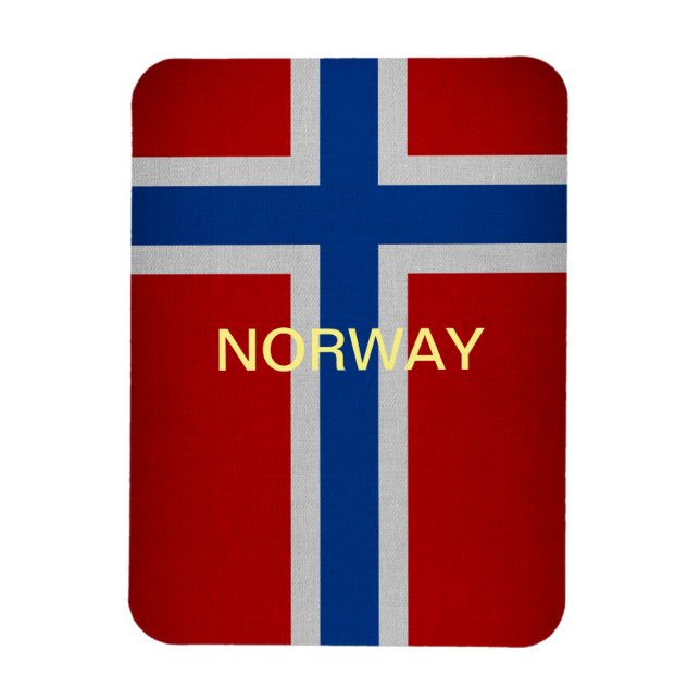 Íman Bandeira da Noruega (Vertical)