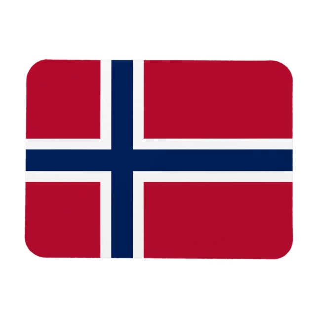 Íman Bandeira da Noruega (Horizontal)