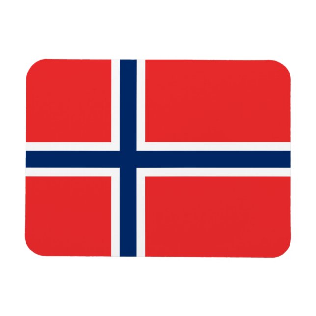 Íman Bandeira da Noruega (Horizontal)