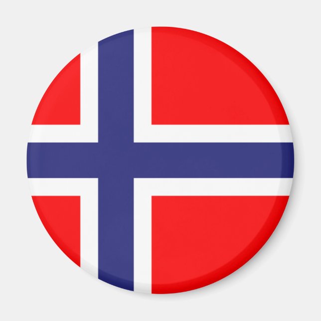 Íman Bandeira da Noruega (Frente)