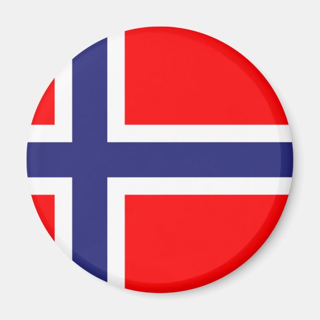 Íman Bandeira da Noruega (Frente)