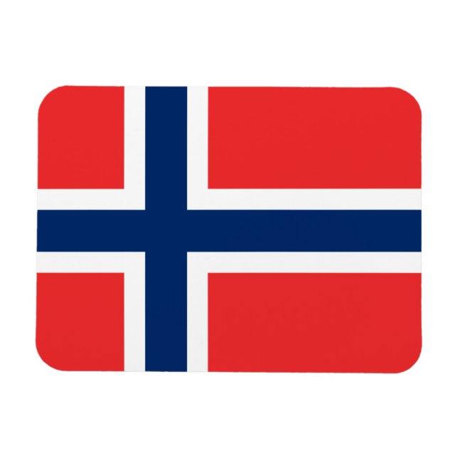 Íman Bandeira da Noruega (Horizontal)