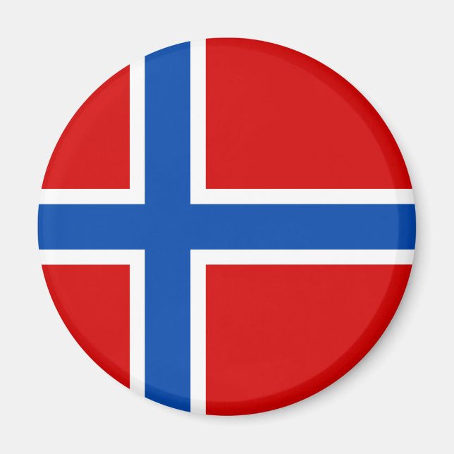 Íman Bandeira da Noruega (Frente)