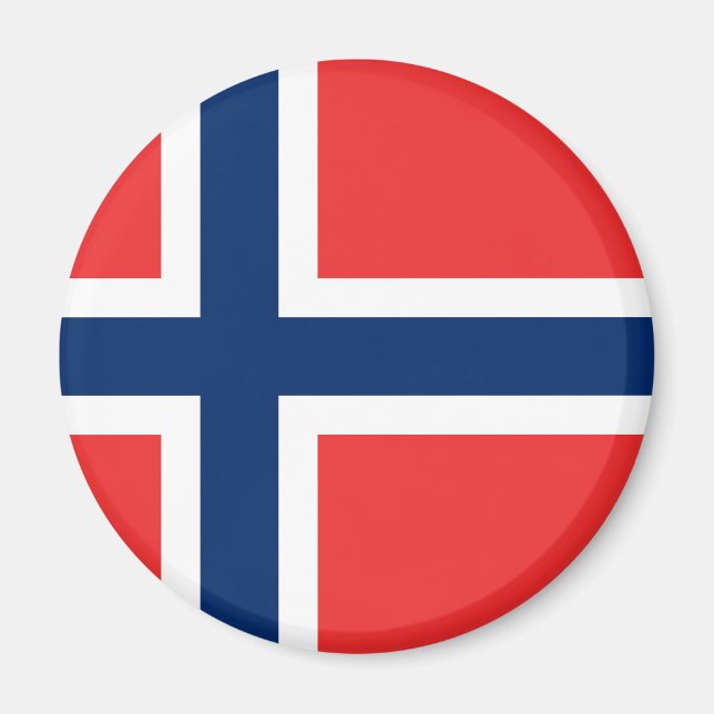 Íman Bandeira da Noruega (Frente)