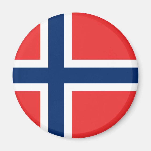 Íman Bandeira da Noruega (Frente)