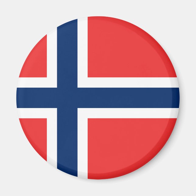 Íman Bandeira da Noruega (Frente)