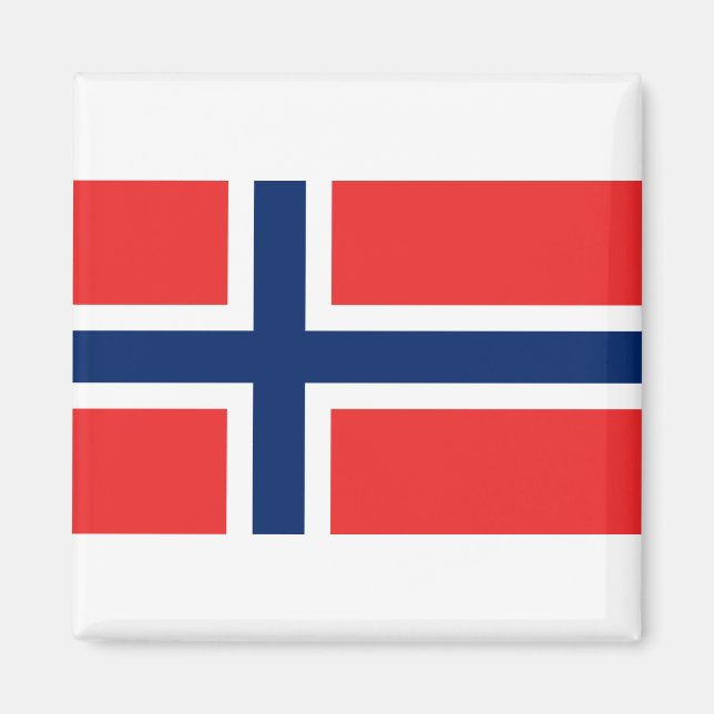 Íman Bandeira da Noruega (Frente)