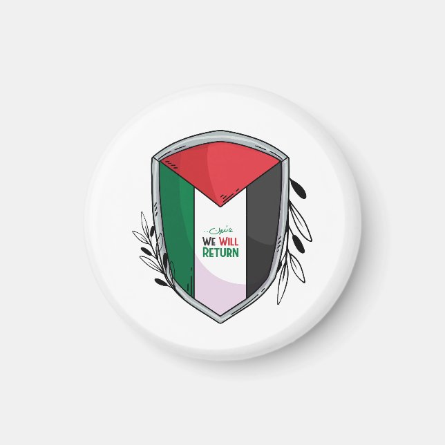 Íman Bandeira da Palestina e Ramos Olivais (Frente)