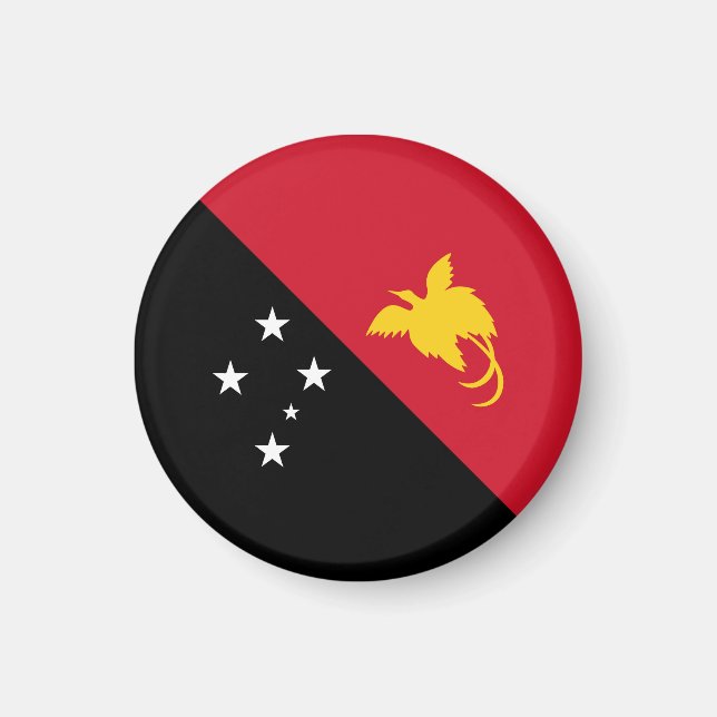 Íman bandeira da Papua-Nova Guiné (Frente)
