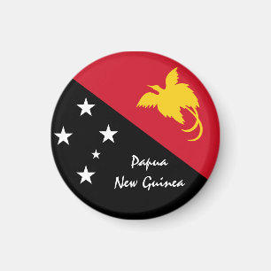 Íman Bandeira da Papua-Nova Guiné e viagem da Oceânia