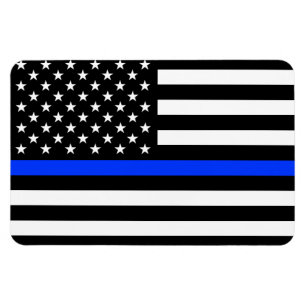 Íman Bandeira da Polícia Thin Blue Line