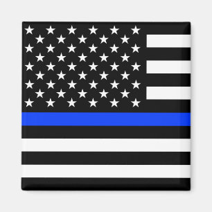 Íman Bandeira da Polícia Thin Blue Line