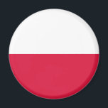 Íman Bandeira da Polônia<br><div class="desc">Bandeira patriótica da Polônia.</div>
