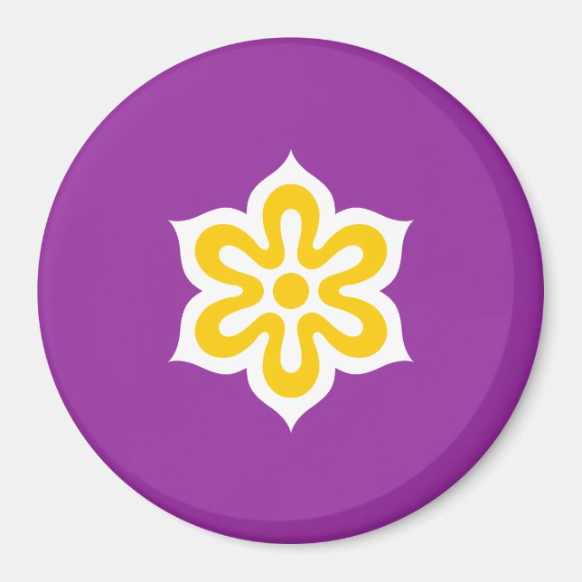 Íman Bandeira da Prefeitura de Kyoto, Japão (Frente)