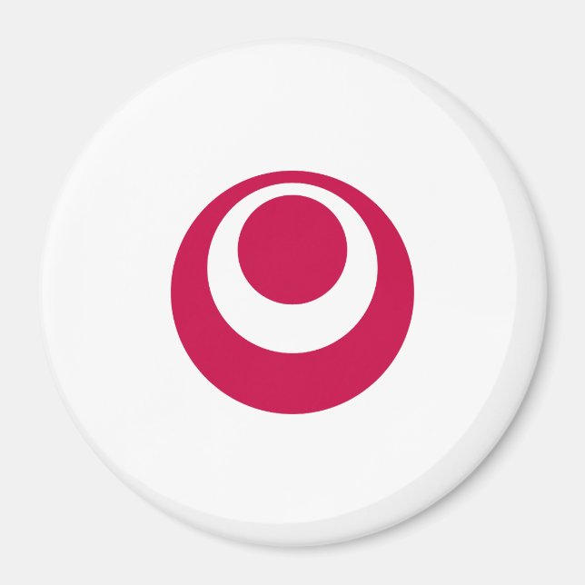 Íman Bandeira da Prefeitura de Okinawa, Japão (Frente)