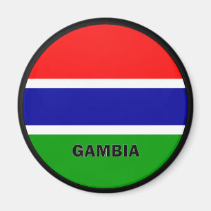 Íman Bandeira da qualidade de Gambia Roundel