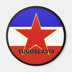 Íman Bandeira da qualidade de Jugoslávia Roundel