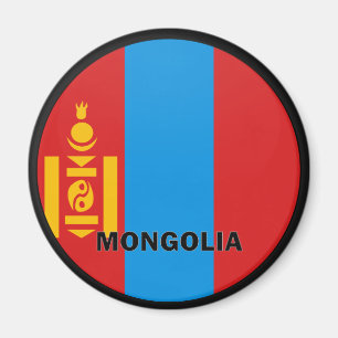 Íman Bandeira da qualidade de Mongolia Roundel