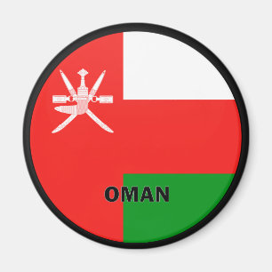 Íman Bandeira da qualidade de Oman Roundel