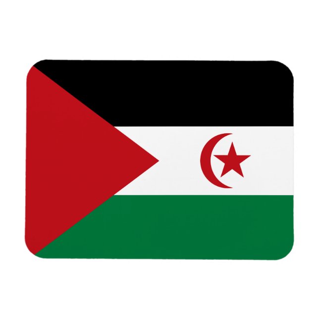 Íman Bandeira da República Árabe Saaraui Democrática (Horizontal)