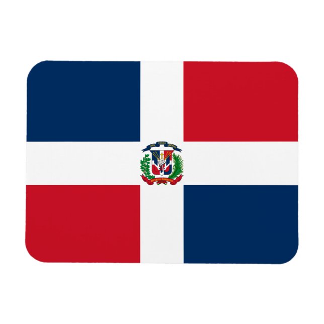 Íman Bandeira da República Dominicana (Horizontal)