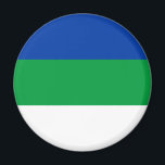 Íman Bandeira da República Komi<br><div class="desc">Bandeira patriótica da República Komi</div>