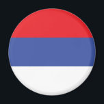 Íman Bandeira da República Sérvia<br><div class="desc">Bandeira patriótica da República Sérvia.</div>