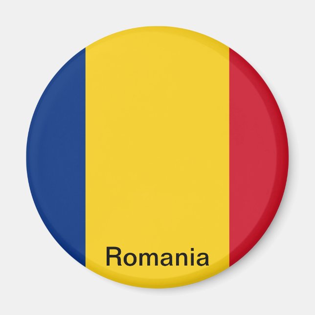 Íman Bandeira da Romênia (Frente)