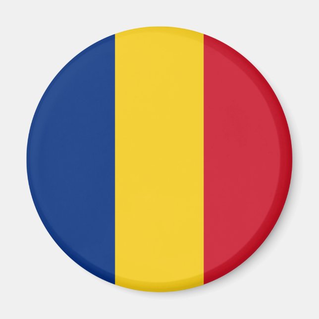 Íman Bandeira da Romênia (Frente)