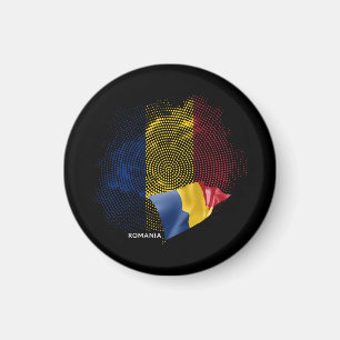 Íman bandeira da Romênia