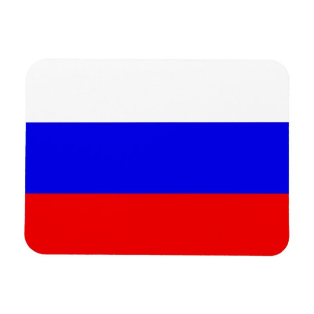 Íman Bandeira da Rússia (Horizontal)