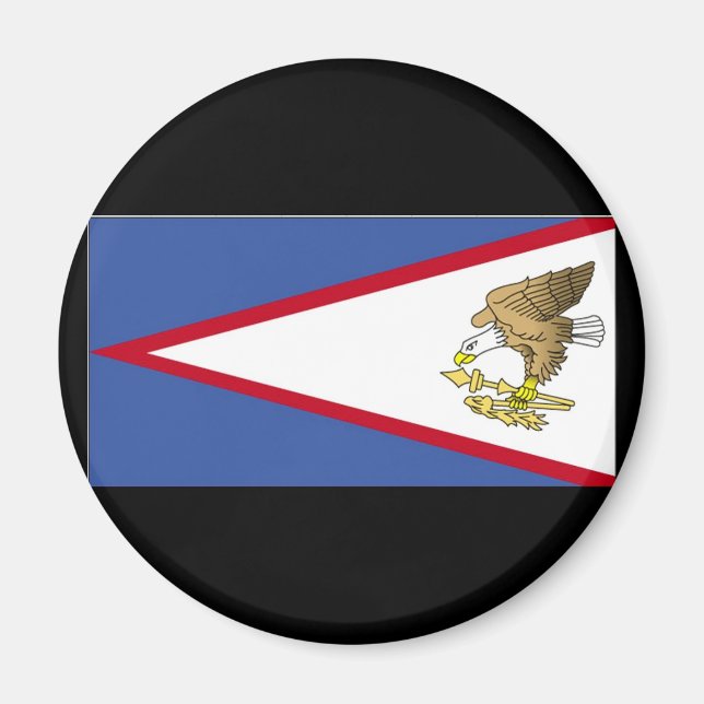 Íman Bandeira da Samoa Americana (Frente)