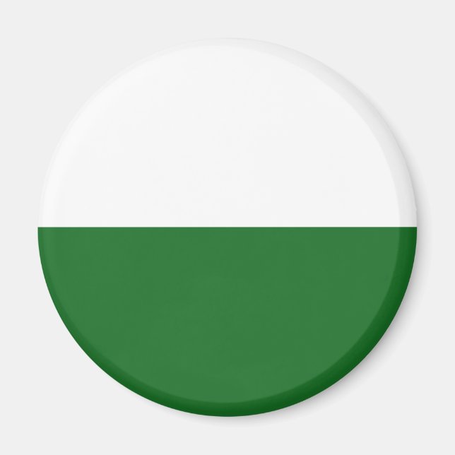 Íman Bandeira da Saxónia (Estado alemão) (Frente)