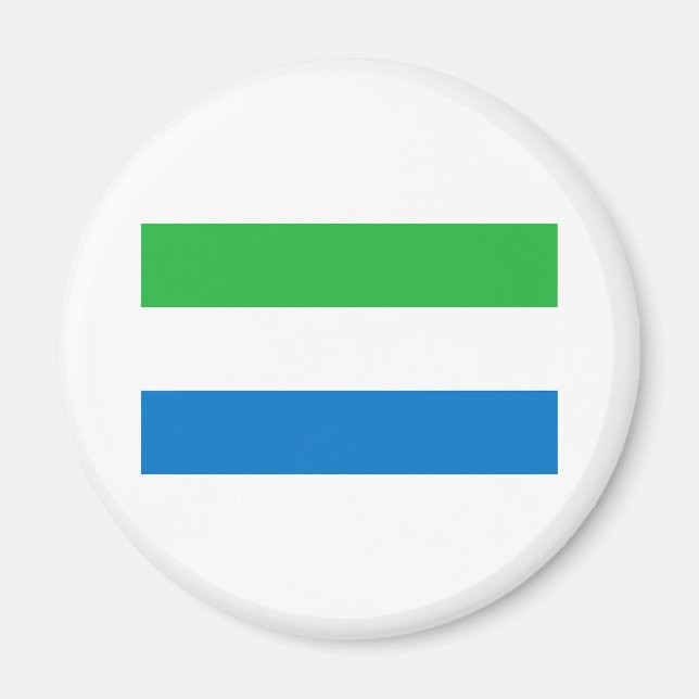 Íman Bandeira da Serra Leoa (Frente)