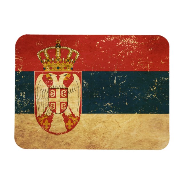 Íman Bandeira da Sérvia (Horizontal)