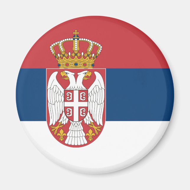 Íman Bandeira da Sérvia (Frente)