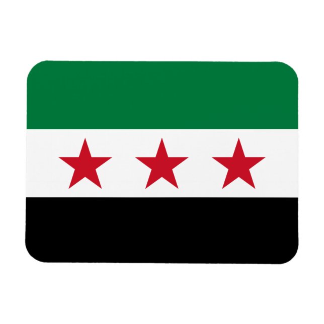 Íman Bandeira da Síria (Horizontal)
