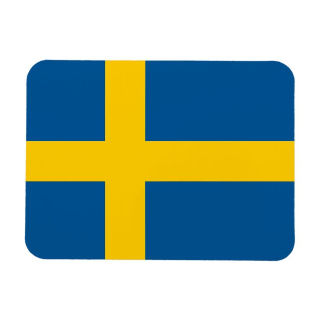 Íman Bandeira da Suécia (Horizontal)