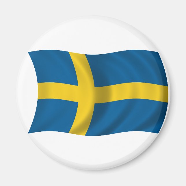 Íman Bandeira da Suecia (Frente)
