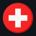 Íman Bandeira da Suíça<br><div class="desc">Bandeira da Suíça</div>