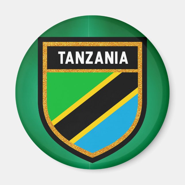 Íman Bandeira da Tanzânia (Frente)