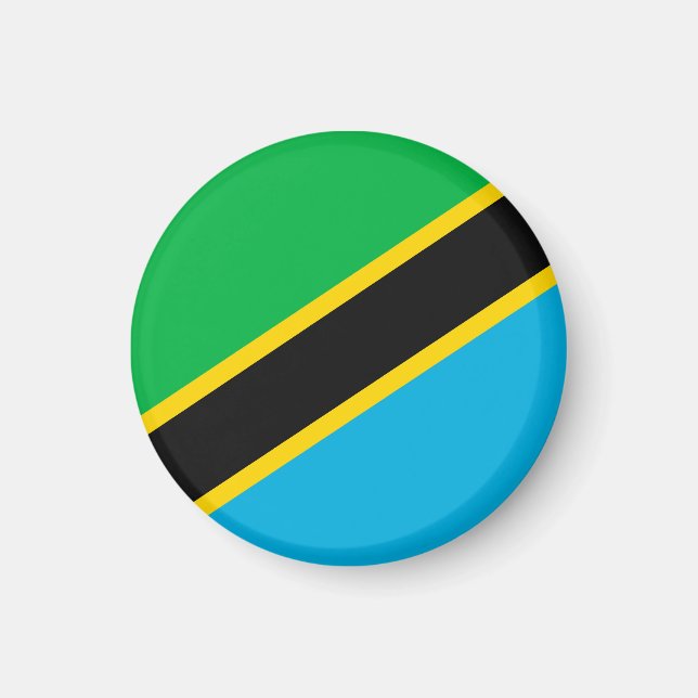 Íman Bandeira da Tanzânia (Frente)