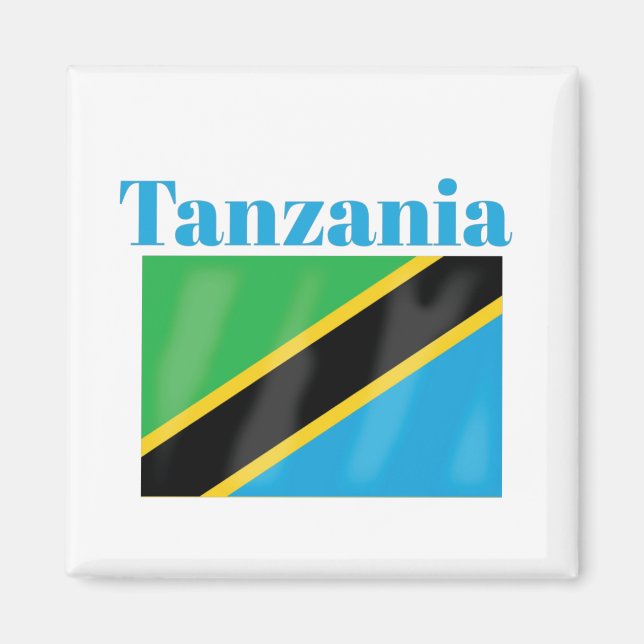 Íman Bandeira da Tanzânia (Frente)
