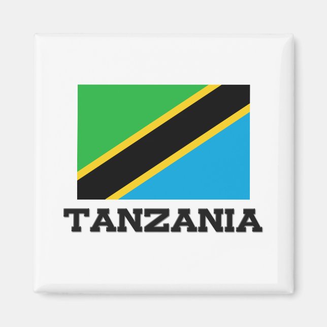 Íman Bandeira da Tanzânia (Frente)